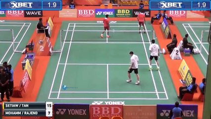 [Syed Modi 2017] MD Hendra SETIAWAN/Tan Boon Heong vs Munawar MOHAMMED Vishnura RAJENDRAN