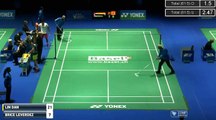 2017 YONEX Swiss Open R16 MS LIN Dan vs Brice LEVERDEZ