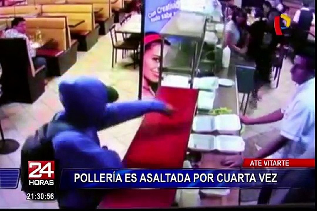 Delincuentes roban 4 mil soles de pollería en Ate Vitarte
