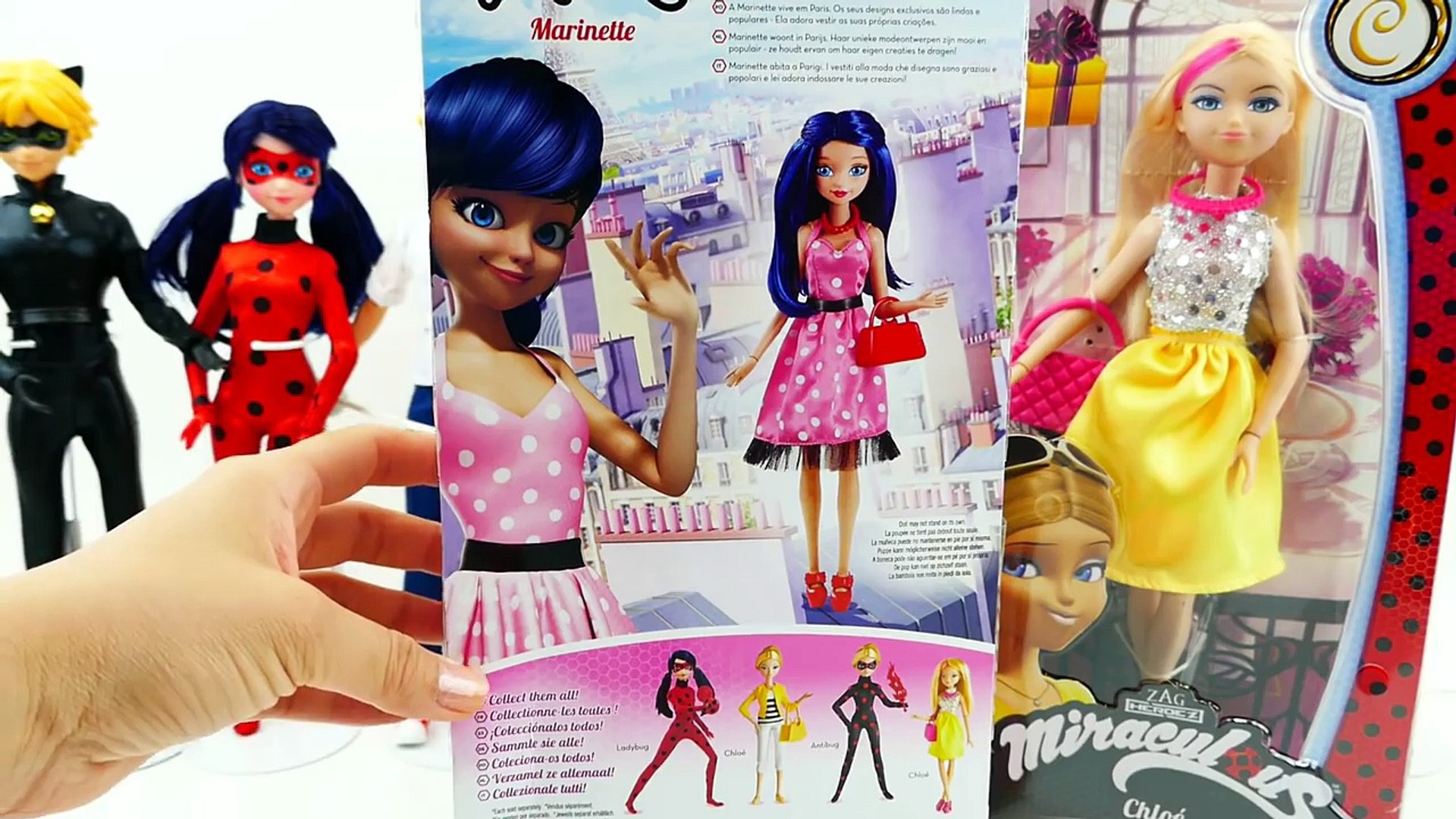 New Miraculous Ladybug Fashion Dolls Marinette and Chloe Summer Dress |  Evies Toy House - video Dailymotion