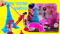 NEW Miraculous Ladybug Eiffel Tower Action Set and Playset Toy Review | Evies Toy House
