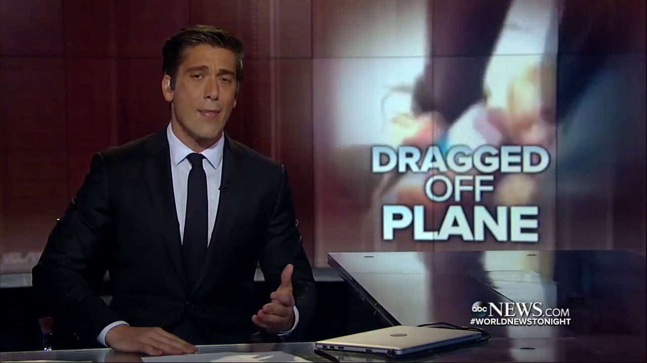 United Airlines passenger apparently dragged off flight after refusing to give up seat