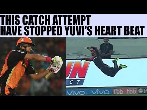 IPL 10 : Yuvraj Singh was nearly out on this catch attempt by Mandeep | Oneindia News