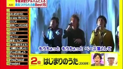 SMAPXSMAP 2011 08 08 아오키 류지, SMAP AID 랭킹발표, AKB AD part 2/2