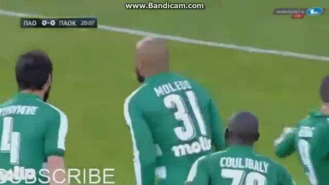 Rodrigo Moledo Goal HD - Panathinaikos 1-0 PAOK 12.04.2017 HD