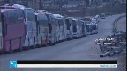 بدء تنفيذ اتفاق إخلاء 4 مناطق محاصرة في سوريا