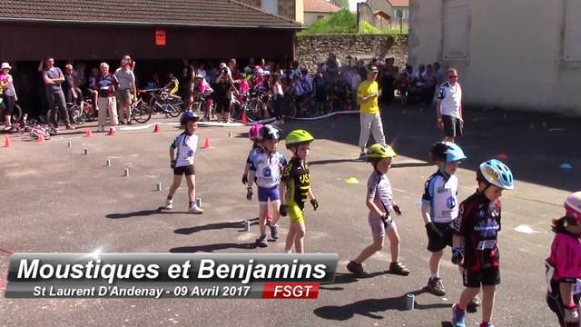 Moustiques benjamins St Laurent d'Andenay 09 avril 2017