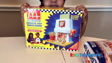 Mcdonald's French Fries Maker Happy Meal Magic Vintage McDonalds Food Toys Pretend Play Toy for Kids