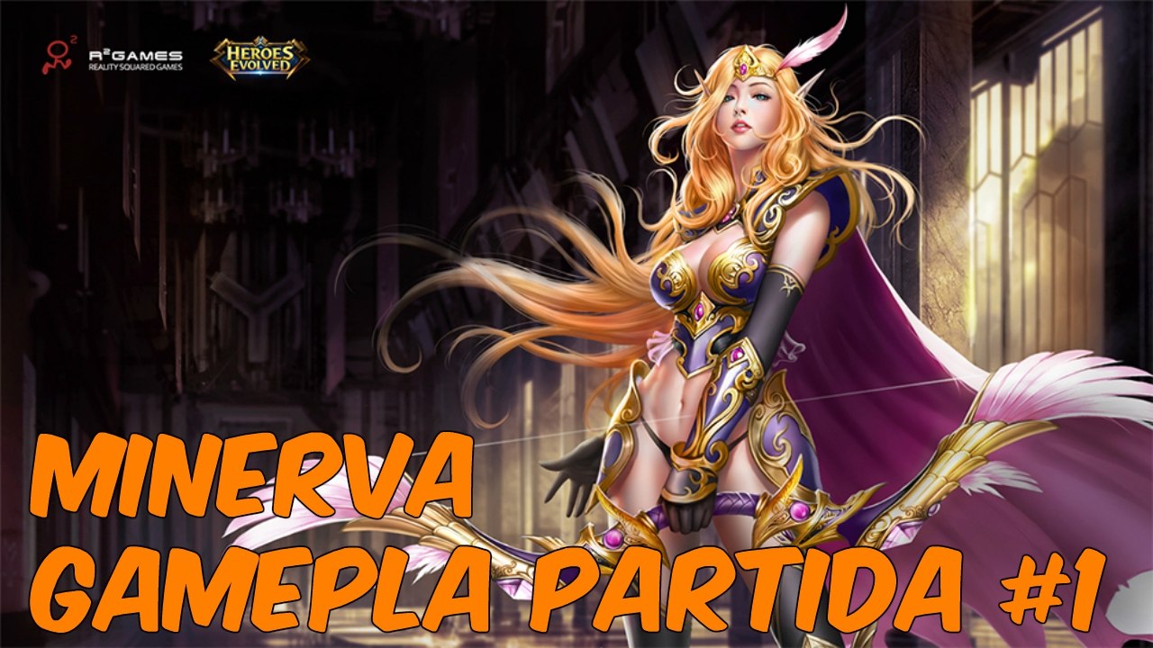 Heroes Evolved - 1° Partida Com Minerva - GamePlay Android