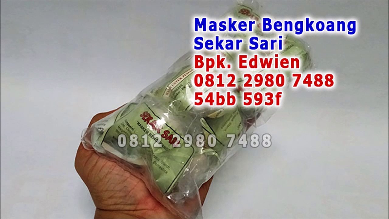 0812 2980 7488 (Telkomsel), Masker Muka Dengan Bengkoang