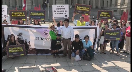 Tribunal aplaza fallo de recurso de minera para desalojar a Máxima Acuña