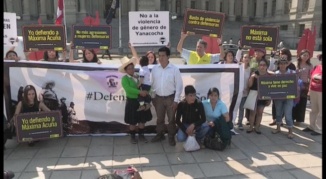 Tribunal aplaza fallo de recurso de minera para desalojar a Máxima Acuña