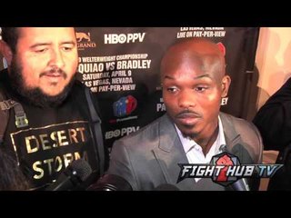 Timothy Bradley on fighting Pacquaio after shoulder surgey, says he'll do what it takes to win