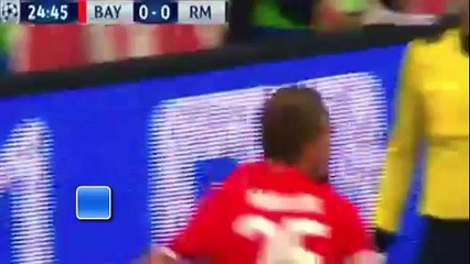 هدف بايرن ميونخ 1 - 0 ريال مدريد الشوط الاول فيدال