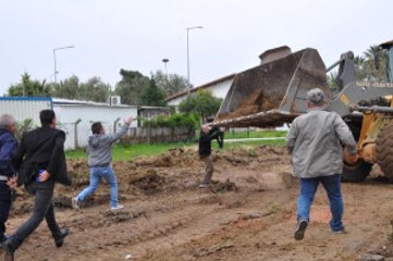 Çevreciler, Yol Yapımı İçin 300 Yıllık Zeytinlerin Sökülmesine Tepki Gösterdi