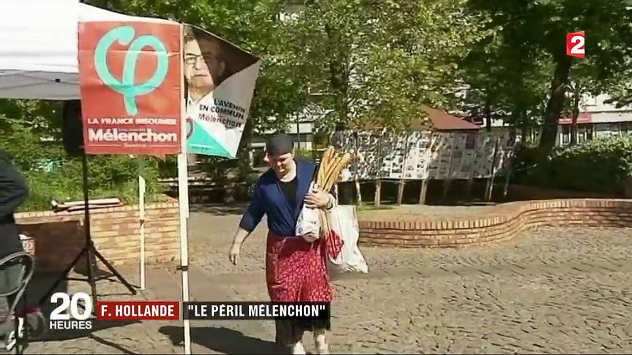 François Hollande met en garde contre "le péril Jean-Luc Mélenchon"