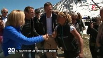 Emmanuel Macron en campagne sur les terres de François Bayrou