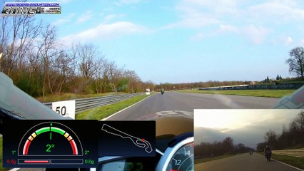 3DMS anneau du rhin 03.04.17 Crash entrainement soirée Team Passion Vitesse Triumph Daytona R