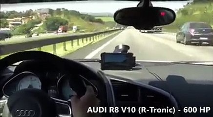 Trending : Checkout How He Defeated Suzuki GSXR And Kawasaki ninja With His Audi R8. He Really Have Got Some Skill