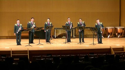 陸上自衛隊第12音楽隊　第1回室内楽演奏会　トランペット６重奏　E.エワイゼン「コンサートファンファーレ」