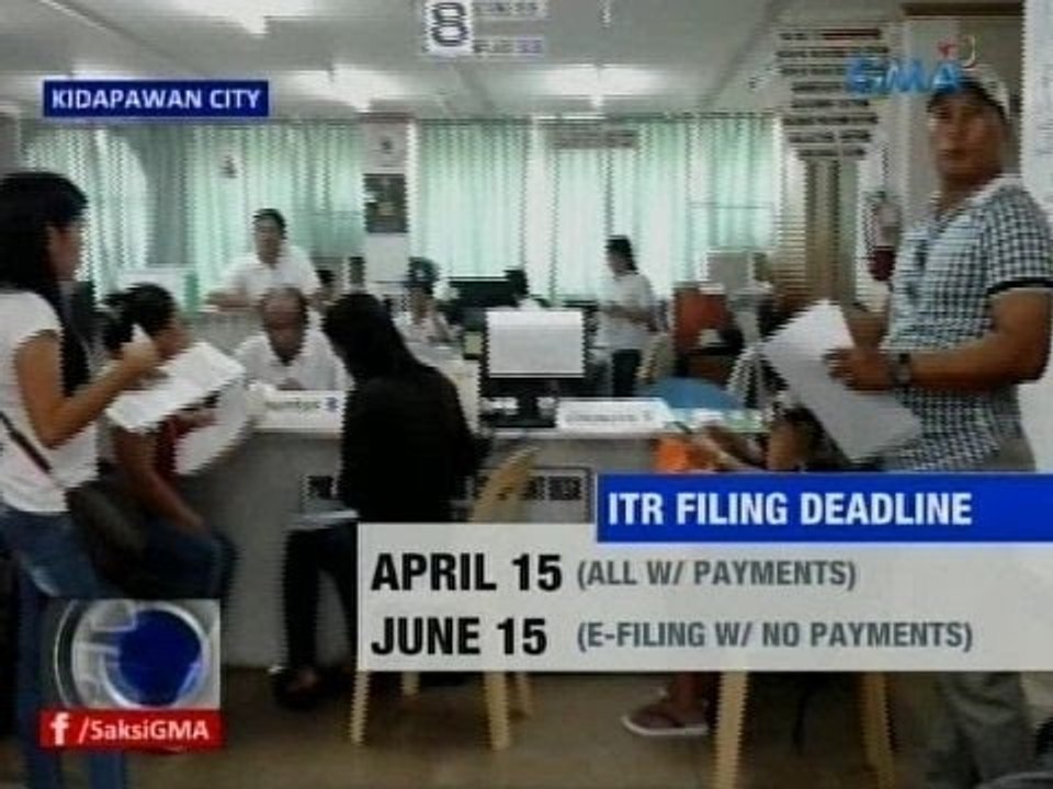 SAKSI: ITR filing sa Kidapawan, apektado ng rotational brownout