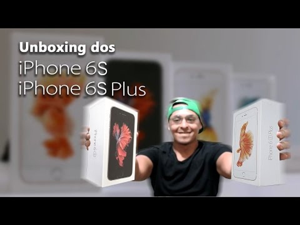 Unboxing e primeiras impressões do Iphone 6S e...