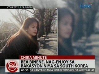 24 Oras: Bea Binene, nag-enjoy sa bakasyon niya sa South Korea