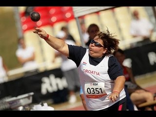 Athletics -  women's shot put F42/44 final  - 2013 IPC Athletics World Championships, Lyon (extract)