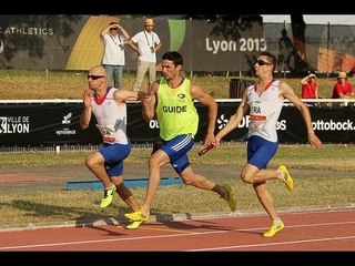 Athletics - men's 4x100m T11-13 final - 2013 IPC Athletics World Championships, Lyon