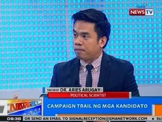 NTG: Panayam kay Dr. Aries Arugay kaugnay sa campaign trail ng mga kandidato