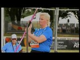 Athletics - Marjaana Heikkinen - women's javelin throw F33/34 final -2013 IPC Athletics World C...