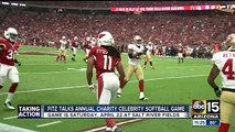 Larry Fitzgerald talks celebrity charity softball game