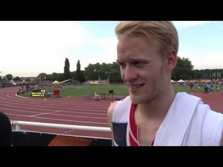 Interview: Jonnie Peacock wins 100m T44 gold - 2013 IPC Athletics WorldC...