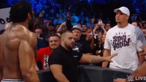 Gronk Has Another Showdown with Jinder Mahal, THROWS Beer in His Face on WWE Smackdown