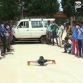 6-Year-Old Limbo Skater