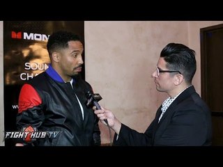 Andre Ward “Kovalev like to talk tough but when we face to face he’s not saying nothing!”