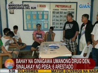 UB: Bahay na ginagawa umanong drug den, sinalakay ng PDEA sa Zamboanga Del Sur