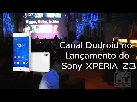 Canal Dudroid no Evento de lançamento Sony Xperia Z3 e Z3 Compact