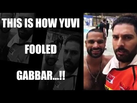 IPL 10: Shikhar Dhawan pranked by Yuvraj Singh ahead of Hyderabad match | Oneindia News