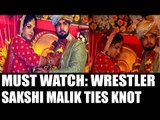 Sakshi Malik marries wrestler Satyawart Kadian in Rohtak | Oneindia News