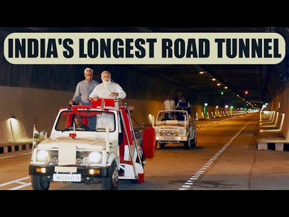 PM Modi launches Chenani-Nashri tunnel, know India's longest tunnels features | Oneindia News
