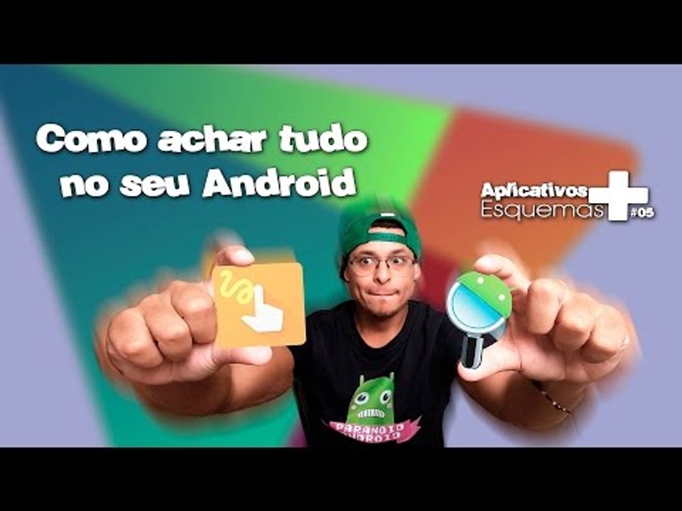Como achar tudo no seu Android   #05 OS APPS + ESQUEMAS   Gesture Search e Androsearch