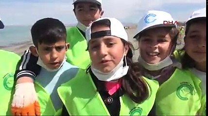 Van Gölü'nde 15 bin öğrenciyle temizlik kampanyası