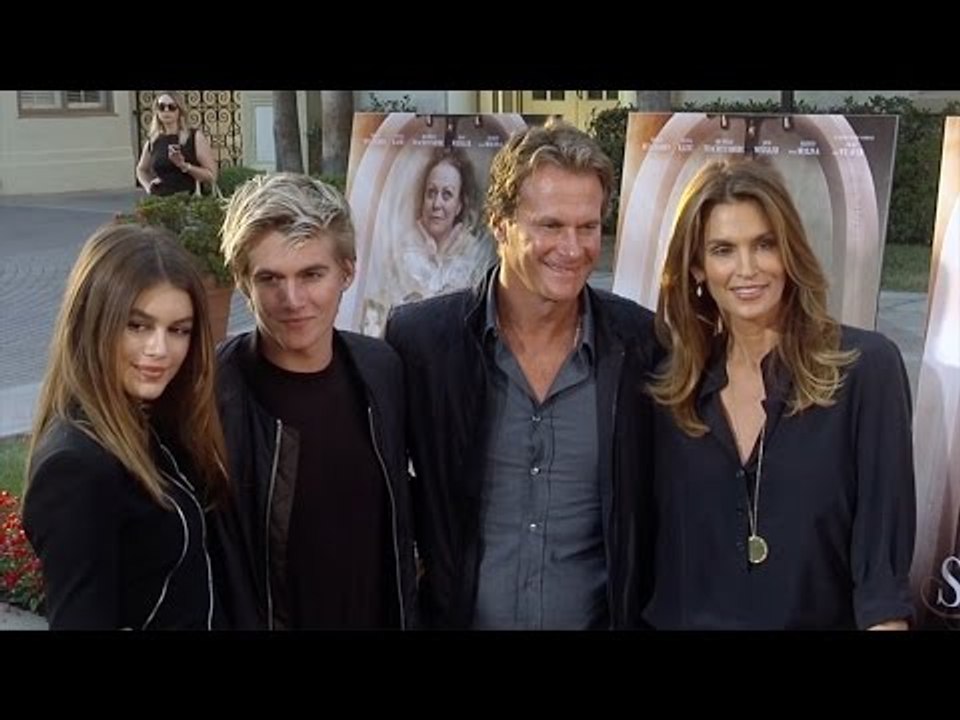 Cindy Crawford, Rande Gerber, Kaia & Presley "Sister Cities" Premiere Red Carpet