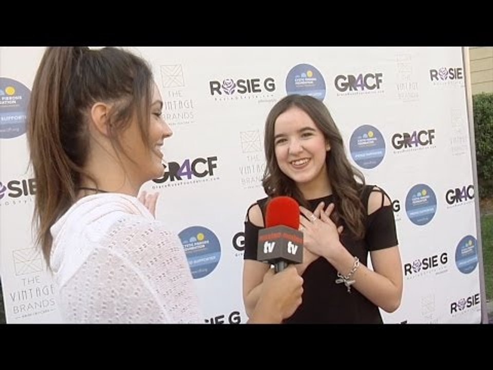 Aubrey Miller Interview | Rosie G's 2nd annual "GR4CF" Fundraiser Purple Carpet