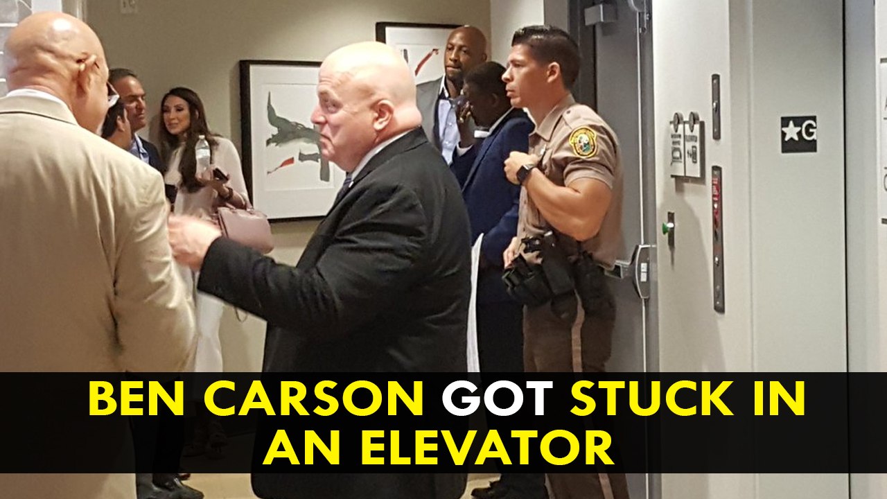 Ben Carson got Stuck in an Elevator during a Miami visit