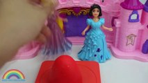 Play Doh Sparkle Disney Princess Dresses Ariel Elsa Belle Magiclip gshh