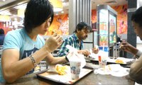 牛肉,豚肉の無いインドのマクドナルドで,名古屋ホスト社長の海外旅行,McDonald's,India