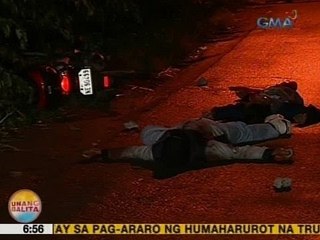 UB: Riding-in-tandem, patay matapos umanong manlaban sa mga pulis nang sitahin sa checkpoint