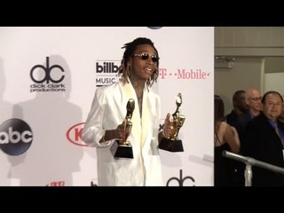 Wiz Khalifa 2016 BBMAs Press Room Pink Carpet Arrival